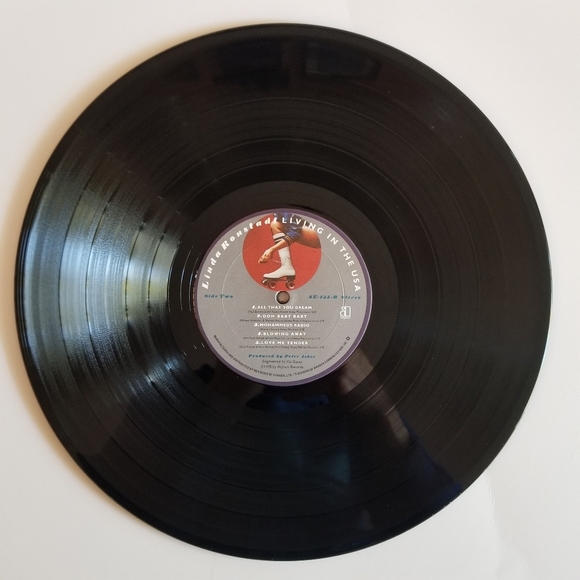Linda Ronstadt Living in the USA Vintage Vinyl LP Record ⏺3/$40+Free Shipping!🚚 - Picture 4 of 10